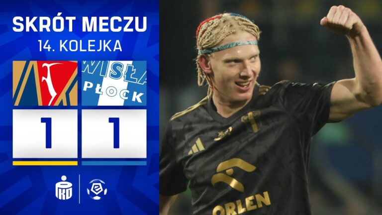 SKRÓT MECZU: Motor Lublin 1:1 Wisła Płock