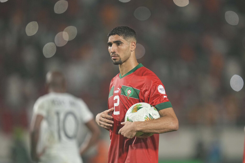 January 30 2024: Achraf Hakimi (Morocco) // during a African Cup of Nations  Round of 16 game, Morocco vs South Africa, at Stade Laurent Pokou, San Pedro, Ivory Coast. Kim Price/CSM/Sipa USA (Credit Image: © Kim Price/Cal Sport Media/Sipa USA)
2024.01.30 San Pedro
pilka nozna , Puchar Narodow Afryki 2024
Maroko - Republika Poludniowej Afryki
Foto Kim Price/Cal Sport Media/SIPA USA/PressFocus

!!! POLAND ONLY !!!
