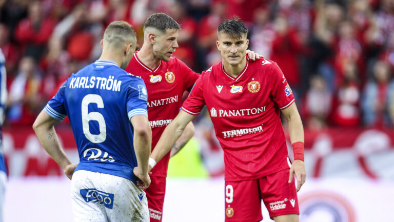 2024.05.19 LODZ STADION MIEJSKI ALEJA PILSUDSKIEGO
MECZ PILKA NOZNA PKO BANK POLSKI EKSTRAKLASA
WIDZEW LODZ vs LECH POZNAN
N/Z IMAD RONDIC JORDI SANCHEZ RIBAS
FOTO: Artur Kraszewski / Press Focus