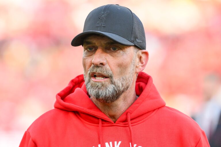 Juergen Klopp Manager of Liverpool during his speech to the fans after the Premier League match Liverpool vs Wolverhampton Wanderers at Anfield, Liverpool, United Kingdom, 19th May 2024

(Photo by Craig Thomas/News Images) in ,  on 5/19/2024. (Photo by Craig Thomas/News Images/Sipa USA)
2024.05.19 Liverpool
Pilka nozna , liga angielska
FC Liverpool - Wolverhampton Wanderers
Foto Craig Thomas/News Images/SIPA USA/PressFocus

!!! POLAND ONLY !!!