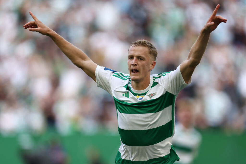 2024.08.11 Gdansk Pilka nozna PKO BP Ekstraklasa sezon 2024/2025 Lechia Gdansk - Zaglebie Lubin N/z Tomas Bobcek gol bramka radosc Foto Piotr Matusewicz / PressFocus

2024.08.11 Gdansk
Football Polish PKO BP Ekstraklasa season 2024/2025 
Lechia Gdansk - Zaglebie Lubin 
Tomas Bobcek gol bramka radosc 
Credit: Piotr Matusewicz / PressFocus