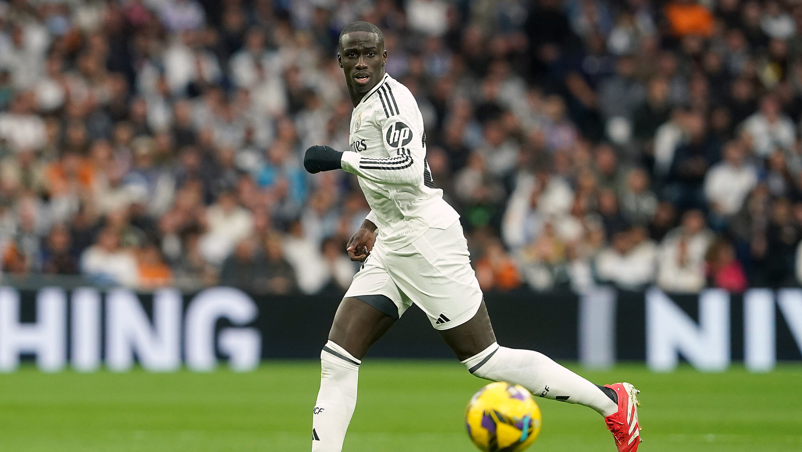 Real Madrid&#039;s Ferland Mendy during La Liga match. February 23, 2025. (Photo by Acero/Alter Photos/Sipa USA)
2025.02.23 Madryt
pilka nozna Liga Hiszpanska
Real Madryt - Girona FC
Foto Acero/Alter Photos/SIPA USA/PressFocus

!!! POLAND ONLY !!!