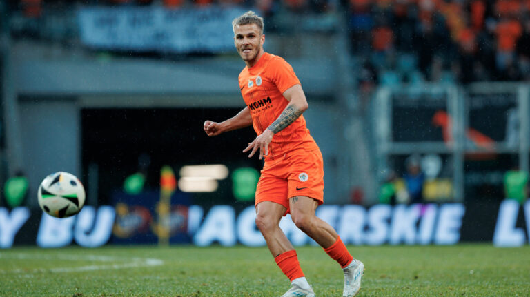 2025.05.03 Wroclaw
Pilka nozna PKO Ekstraklasa sezon 2024/2025
Slask Wroclaw - KGHM Zaglebie Lubin
N/z Marek Mroz
Foto Tomasz Folta / PressFocus

2025.05.03 Wroclaw
Football PKO Ekstraklasa season 2024/2025
Slask Wroclaw - KGHM Zaglebie Lubin
Marek Mroz
Credit: Tomasz Folta / PressFocus