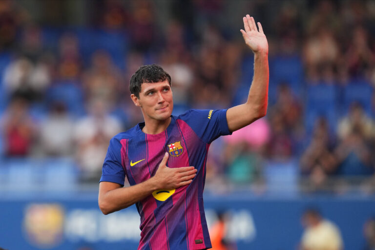 ESP: FC Barcelona, Barca v Como 1907. Joan Gamper Trophy Andreas Christensen of FC Barcelona during the Joian Gaper Trophy match between FC Barcelona and Como 1907 played at Johan Cruyff Stadium on August 10, 2025 in Barcelona, Spain. kpng Copyright: xBaguxBlancox/xPRESSINx PS_250810_BAR_COM_2526_1360
2025.08.11 Barcelona
pilka nozna sparing mecz towarzyski
FC Barcelona - Como 1907
Foto IMAGO/PressFocus

!!! POLAND ONLY !!!