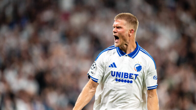 FC Copenhagen v FC Basel, UEFA Champions League qualification, Copenhagen, Denmark Copenhagen, Denmark. 27th, August 2025. Andreas Cornelius 14 of FC Copenhagen scores for 1-0 during the UEFA Champions League qualification match between FC Copenhagen and FC Basel at Parken in Copenhagen. Denmark, Copenhagen PUBLICATIONxNOTxINxDENxNORxFINxBEL Copyright: xGonzalesxPhoto/TobiasxJorgensenx
2025.08.27 Kopenhaga
pilka nozna , Liga Mistrzow
FC Kopenhaga - FC Basel
Foto IMAGO/PressFocus

!!! POLAND ONLY !!!