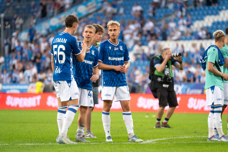 2025.08.31 Poznan
Pilka Nozna PKO BP Ekstraklasa sezon 2025/2026
Lech Poznan - Widzew Lodz 
N/z Kornel Lisman Antoni Kozubal Michal Gurgul
Foto. Damian Kosciesza / PressFocus

2025.08.31 Poznan
Football Polish PKO BP Ekstraklasa season 2025/2026 
Lech Poznan - Widzew Lodz
O/p 
Credit. Damian Kosciesza / PressFocus