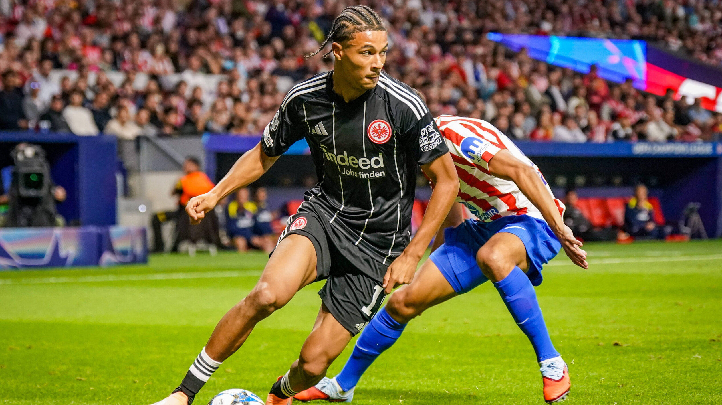 UEFA Champions League 2025/26, 2. Spieltag - Atletico Madrid vs Eintracht Frankfurt - Riyadh Air Metropolitano Madrid, Spanien: Jean-Matteo Bahoya Eintracht Frankfurt, 19 *** UEFA Champions League 2025 26, Matchday 2 Atletico Madrid vs Eintracht Frankfurt Riyadh Air Metropolitano Madrid, Spain Jean Matteo Bahoya Eintracht Frankfurt, 19 Copyright: xJOERANxSTEINSIEKx
2025.09.30 Madryt
pilka nozna , liga mistrzow
Atletico Madryt - Eintracht Frankfurt
Foto IMAGO/PressFocus

!!! POLAND ONLY !!!