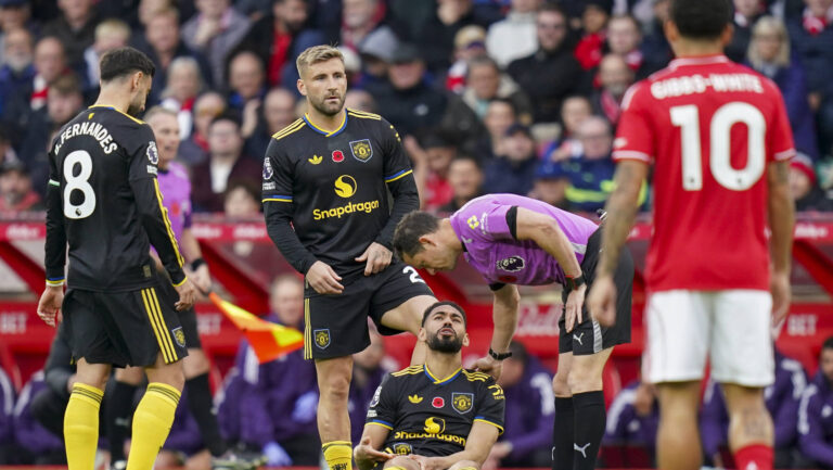 Nottingham Forest v Manchester United, ManU Premier League Manchester United forward Matheus Cunha 10 injured during the Nottingham Forest v Manchester United Premier League match at the City Ground, West Bridgford, England on 1 November 2025 Credit: Eleanor Hoad/Every Second Media Editorial use only. All images are copyright Every Second Media Limited. No images may be reproduced without prior permission. All rights reserved. Premier League and Football League images are subject to licensing agreements with Football DataCo Limited. see https://www.football-dataco.com Copyright: xIMAGO/EveryxSecondxMediax ESM-1649-0175 EleanorxHoadx/xEveryxSecondxMediax
2025.11.01 Nottingham
pilka nozna , liga angielska
Nottingham Forest - Manchester United
Foto IMAGO/PressFocus

!!! POLAND ONLY !!!