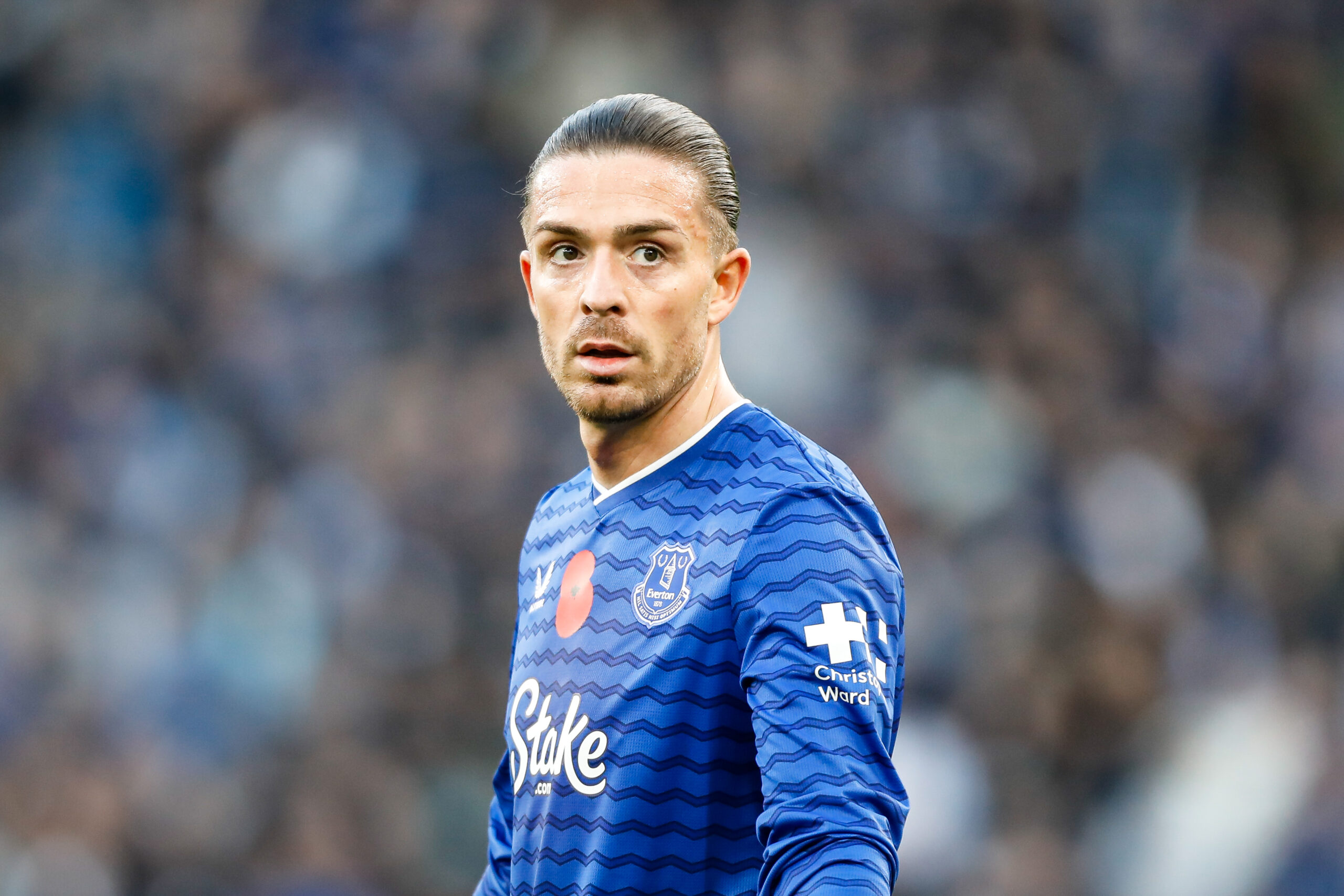 Jack Grealish of Everton during the Premier League match at the Hill Dickson Stadium, Liverpool
Picture by Max Tomlinson/Focus Images Ltd ‭07534 208531‬
08/11/2025
2025.11.08 Liverpool
Pilka nozna liga angielska
Everton - Fulham
Foto Max Tomlinson/Focus Images/MB Media/PressFocus

!!! POLAND ONLY !!!