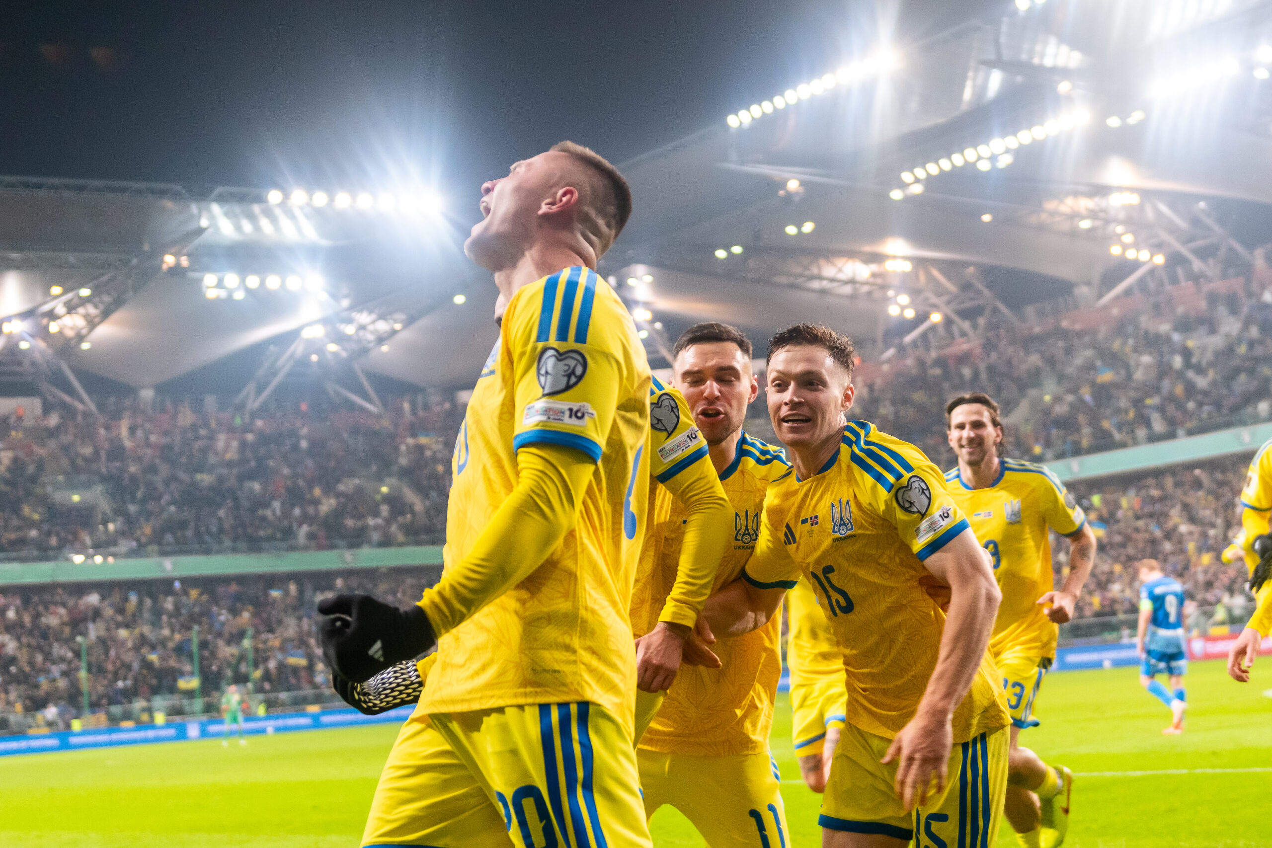 2025.11.16 Warszawa
pilka nozna Kwalifikacje Mistrzostw Swiata 2026
Ukraina - Islandia
N/z Oleksandr Zubkov gol celebration bramka radosc cieszynka emotion
Foto Gleb Soboliev / PressFocus

2025.11.16 Warszawa
Football - FIFA World Cup 2026 Qualifying round
Ukraine - Island
Oleksandr Zubkov gol celebration bramka radosc cieszynka emotion
Credit: Gleb Soboliev / PressFocus