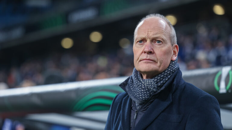 2025.11.27 Poznan
Pilka nozna UEFA Liga Konferencji Faza Ligowa
Lech Poznan - FC Lausanne Sport
N/z Trener Lecha Niels Frederiksen
Foto Pawel Jaskolka / PressFocus

2025.11.27 Poznan
Football UEFA Conference League Lech Poznan - FC Lausanne-Sport
Credit: Pawel Jaskolka / PressFocus