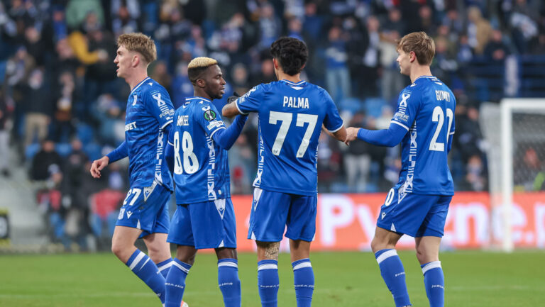2025.11.27 Poznan
Pilka nozna UEFA Liga Konferencji Faza Ligowa
Lech Poznan - FC Lausanne Sport
N/z Taofeek Ismaheel gol radosc bramka
Foto Pawel Jaskolka / PressFocus

2025.11.27 Poznan
Football UEFA Conference League Lech Poznan - FC Lausanne-Sport
Credit: Pawel Jaskolka / PressFocus