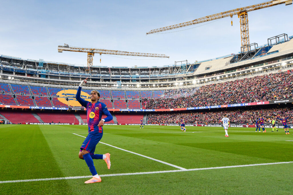 FC Barcelona, Barca v DEPORTIVO ALAVES. SPOTIFY CAMP NOU.BARCELONA. November 29,2025 FC BARCELONA vs DEPORTIVO ALAVES November 29 ,2025 Lamine Yamal 10 of FC Barcelona celebrates scoring his team s first goal during the match between FC Barcelona and Deportivo Alaves corresponding to the nineteenth day brought forward of La Liga EA Sports at at Spotify Camp Nou in Barcelona, Spain. Barcelona ESP Copyright: xS.xRosx
2025.11.29 Barcelona
pilka nozna , liga hiszpanska
FC Barcelona - Deportivo Alaves
Foto IMAGO/PressFocus

!!! POLAND ONLY !!!