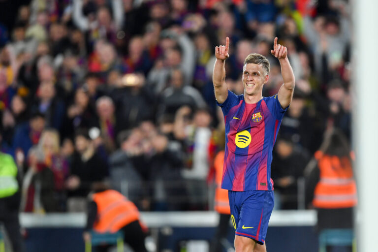 FC Barcelona, Barca v DEPORTIVO ALAVES. SPOTIFY CAMP NOU.BARCELONA. November 29,2025 FC BARCELONA vs DEPORTIVO ALAVES November 29 ,2025 Dani Olmo 20 of FC Barcelona celebrates scoring his team s third goal during the match between FC Barcelona and Deportivo Alaves corresponding to the nineteenth day brought forward of La Liga EA Sports at at Spotify Camp Nou in Barcelona, Spain. Barcelona ESP Copyright: xS.xRosx
2025.11.29 Barcelona
pilka nozna , liga hiszpanska
FC Barcelona - Deportivo Alaves
Foto IMAGO/PressFocus

!!! POLAND ONLY !!!