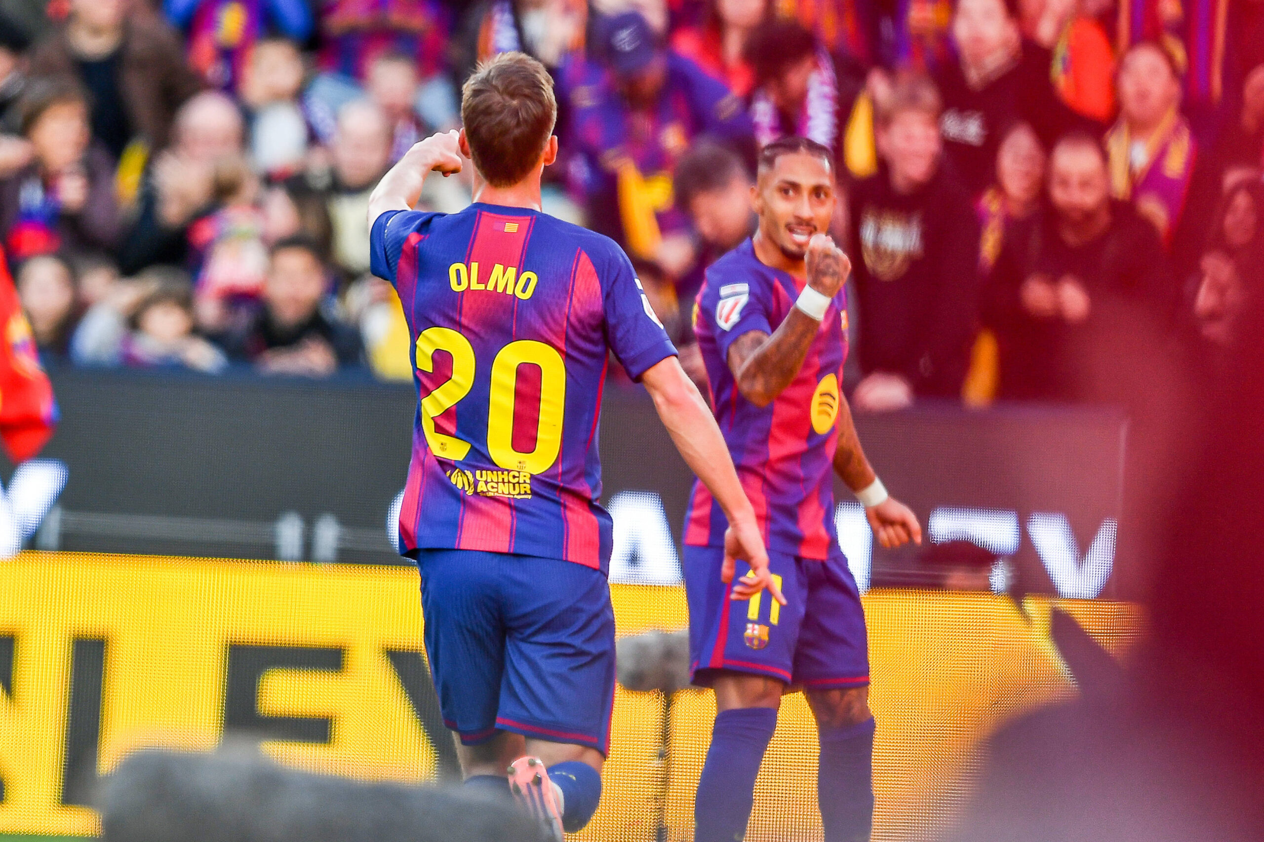 FC Barcelona, Barca v DEPORTIVO ALAVES. SPOTIFY CAMP NOU.BARCELONA. November 29,2025 FC BARCELONA vs DEPORTIVO ALAVES November 29 ,2025 Dani Olmo 20 of FC Barcelona celebrates scoring his team s second goal during the match between FC Barcelona and Deportivo Alaves corresponding to the nineteenth day brought forward of La Liga EA Sports at at Spotify Camp Nou in Barcelona, Spain. Barcelona ESP Copyright: xS.xRosx
2025.11.29 Barcelona
pilka nozna , liga hiszpanska
FC Barcelona - Deportivo Alaves
Foto IMAGO/PressFocus

!!! POLAND ONLY !!!