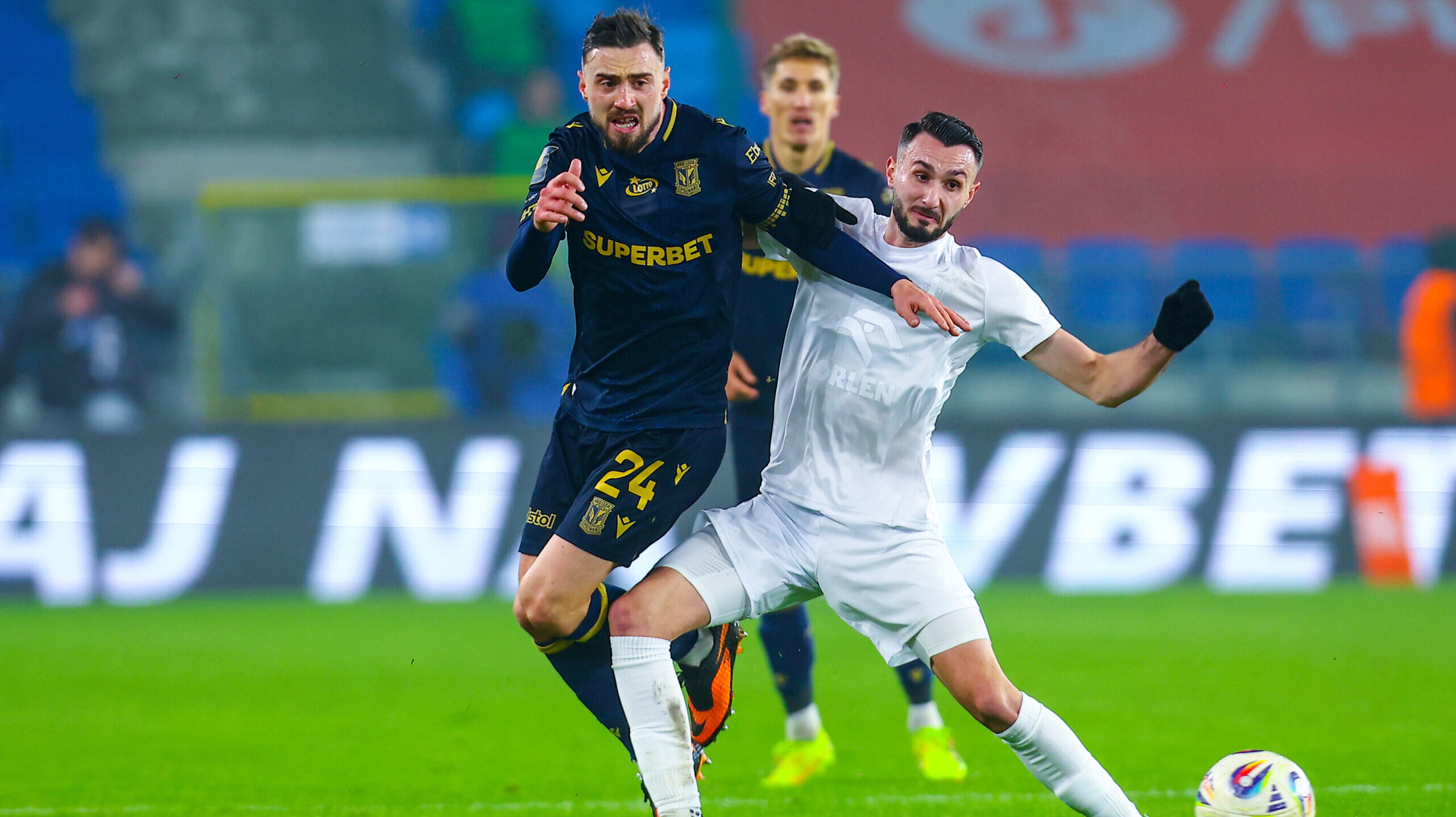 2025.11.30 Plock Pilka Nozna PKO BP Ekstraklasa Sezon 2025/2026 Wisla Plock - Lech Poznan Nz Filip Jagiello Giannis Niarchos Foto:Artur Kraszewski / PressFocus

2025.11.30 Plock Football PKO BP Ekstraklasa Polish League 2025/2026 Wisla Plock - Lech Poznan Filip Jagiello Giannis Niarchos Credit:Artur Kraszewski / PressFocus