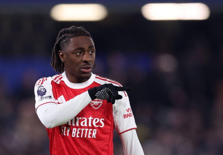 London, England, 30th November 2025. Eberechi Eze of Arsenal during the Chelsea vs Arsenal Premier League match at Stamford Bridge, London. Picture credit should read: David Klein / Sportimage EDITORIAL USE ONLY. No use with unauthorised audio, video, data, fixture lists, club/league logos or live services. Online in-match use limited to 120 images, no video emulation. No use in betting, games or single club/league/player publications. SPI_012_DK_Chelsea_Arsenal SPI-4338-0012
2025.11.30 Londyn
pilka nozna , liga angielska
Chelsea Londyn - Arsenal Londyn
Foto IMAGO/PressFocus

!!! POLAND ONLY !!!
