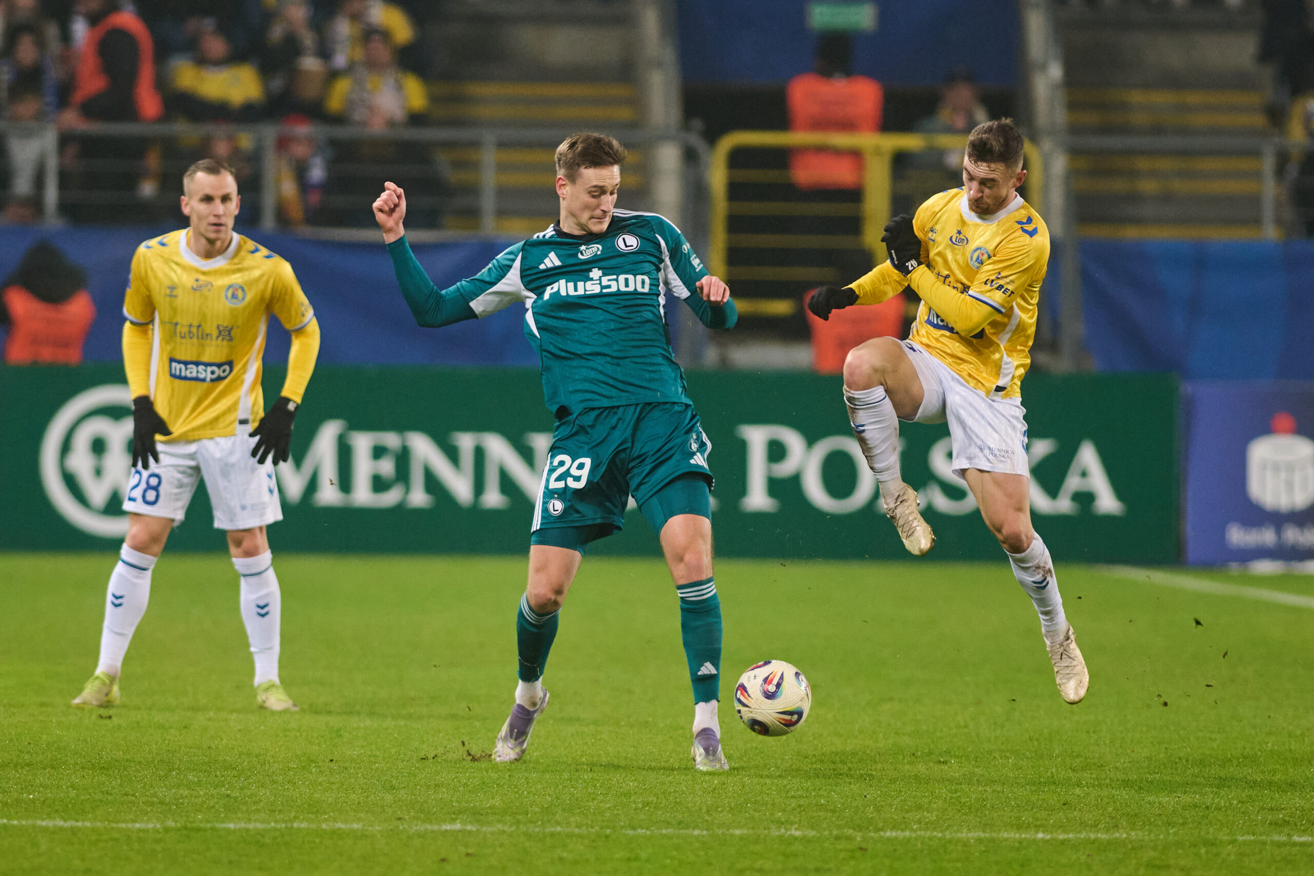 2025.12.01 Lublin pilka nozna PKO Ekstraklasa sezon 2025/2026 
Motor Lublin - Legia Warszawa
N/z Pawel Stolarski Mileta Rajovic Michal Krol 
Foto Ireneusz Wnuk / PressFocus

2025.12.01 Lublin Football - Polish PKO Ekstraklasa season 2025/2026 
Motor Lublin - Legia Warszawa
Pawel Stolarski Mileta Rajovic Michal Krol
Credit: Ireneusz Wnuk / PressFocus