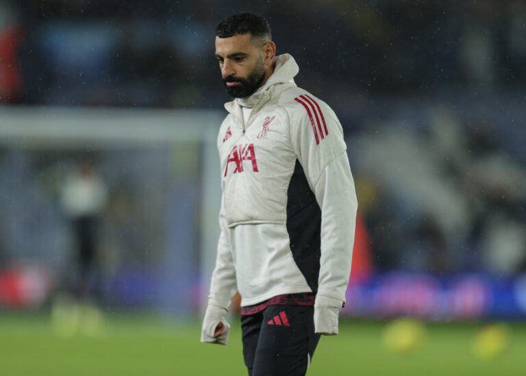 Mohamed Salah of Liverpool in the pregame warmup session during the Premier League match Leeds United vs Liverpool at Elland Road, Leeds, United Kingdom, 6th December 2025

(Photo by Richard Bierton/News Images)

*** GER AUT SUI OUT *** in Leeds, United Kingdom on 12/6/2025. (Photo by Richard Bierton/News Images/Sipa USA)
2025.12.06 Leeds
pilka nozna liga angielska
Leeds United  - FC Liverpool
Foto News Images/SIPA USA/PressFocus

!!! POLAND ONLY !!!