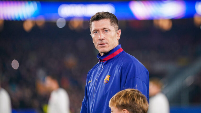 Fussball UEFA Champions League 2025/26, 6. Spieltag - FC Barcelona, Barca vs Eintracht Frankfurt - Camp Nou Barcelona: Robert Lewandowski FC Barcelona, 9 *** Football UEFA Champions League 2025 26, Matchday 6 FC Barcelona vs Eintracht Frankfurt Camp Nou Barcelona Robert Lewandowski FC Barcelona, 9 Copyright: xJOERANxSTEINSIEKx
2025.12.09 Barcelona
pilka nozna , liga mistrzow
FC Barcelona - Eintracht Frankfurt
Foto IMAGO/PressFocus

!!! POLAND ONLY !!!