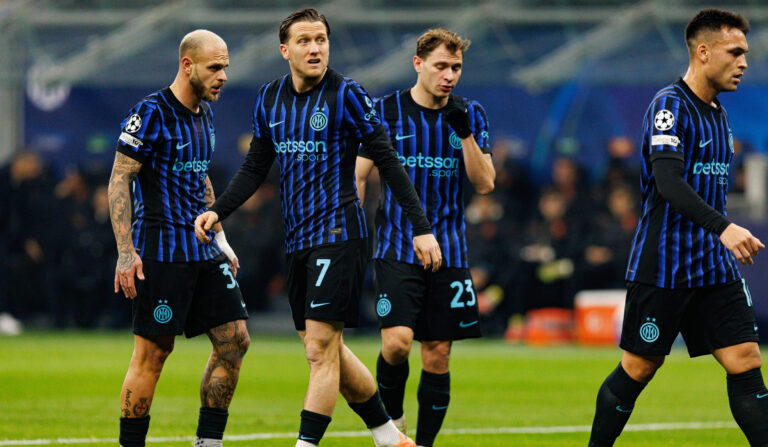 Federico Dimarco, Piotr Zielinski and Nicolo Barella seen during Champions League league phase game between Internazionale Milano and Liverpool FC Maciej Rogowski/Ball Raw Images Milan San Siro Italy Copyright: xMaciejxRogowskix maciejrogowski_inter_liverpool_2526-371
2025.12.09 Mediolan
pilka nozna , liga mistrzow
Inter Mediolan - FC Liverpool
Foto IMAGO/PressFocus

!!! POLAND ONLY !!!