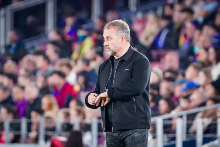 Fussball UEFA Champions League 2025/26, 6. Spieltag - FC Barcelona, Barca vs Eintracht Frankfurt - Camp Nou Barcelona: Hansi Flick Trainer, FC Barcelona Barcelona Provinz Barcelona Spanien *** Football UEFA Champions League 2025 26, Matchday 6 FC Barcelona vs Eintracht Frankfurt Camp Nou Barcelona Hansi Flick Coach, FC Barcelona Barcelona Province Barcelona Spain Copyright: xJOERANxSTEINSIEKx
2025.12.09 Barcelona
pilka nozna , liga mistrzow
FC Barcelona - Eintracht Frankfurt
Foto IMAGO/PressFocus

!!! POLAND ONLY !!!