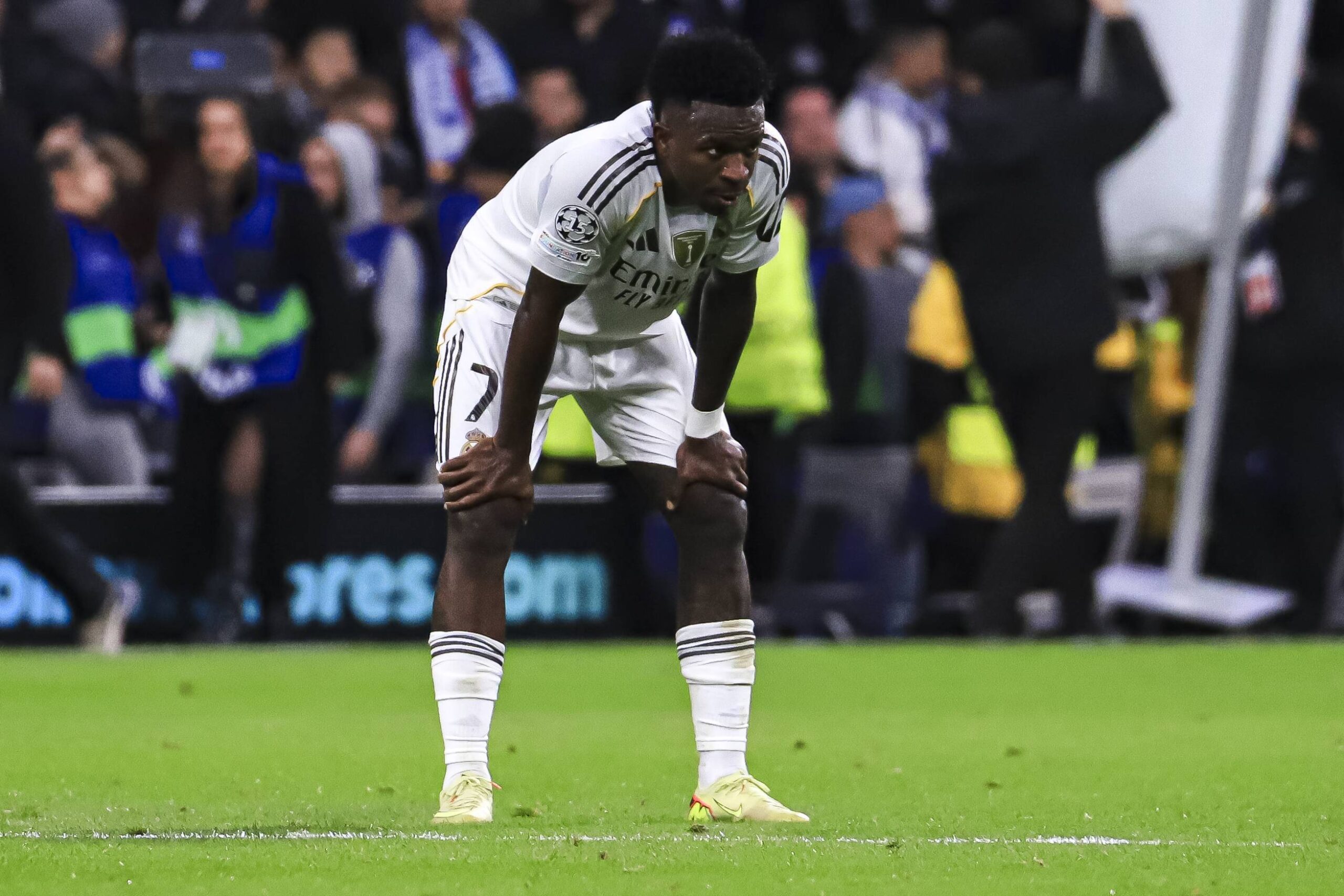 UEFA Champions League soccer match Real Madrid vs Manchester City at Santiago Bernabeu stadium in Madrid, Spain. 10 December 2025
Vinicius Jr

(Photo by Cordon Press/Sipa USA)
2025.12.10 Madryt
pilka nozna liga mistrzow
Real Madryt - Manchester City

Foto Cordon/SIPA USA/PressFocus

!!! POLAND ONLY !!!