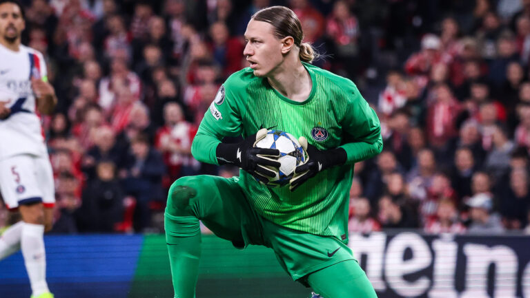 Matvey SAFONOV of PSG during the UEFA Champions League, League phase, MD6 football match between Athletic Club and Paris Saint-Germain on 10 December 2025 at San Mames stadium in Bilbao, Spain (Photo by /Sipa USA)
2025.12.10 Bilbao
pilka nozna   liga mistrzow
Athletic Bilbao - Paris Saint-Germain PSG
Foto IPA/SIPA USA/PressFocus

!!! POLAND ONLY !!!