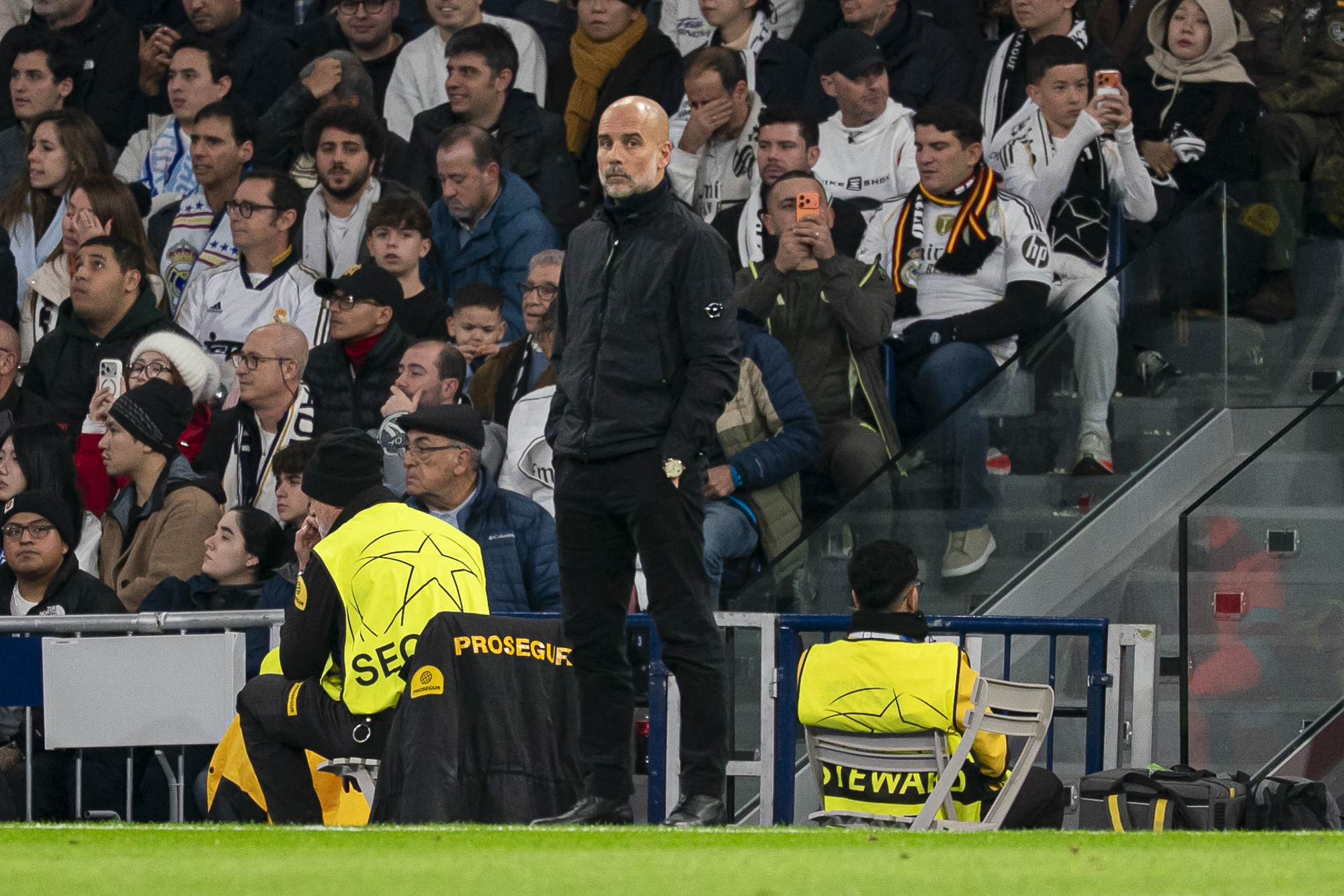 Manchester City FC`s coach Pep Guardiola during Champions League 2025/2026 match. December 10,2025. (ALTERPHOTOS/Ropero)
2025.12.10 Madryt
pilka nozna liga mistrzow
Real Madryt - Manchester City
Foto Alter Photos/SIPA USA/PressFocus

!!! POLAND ONLY !!!
