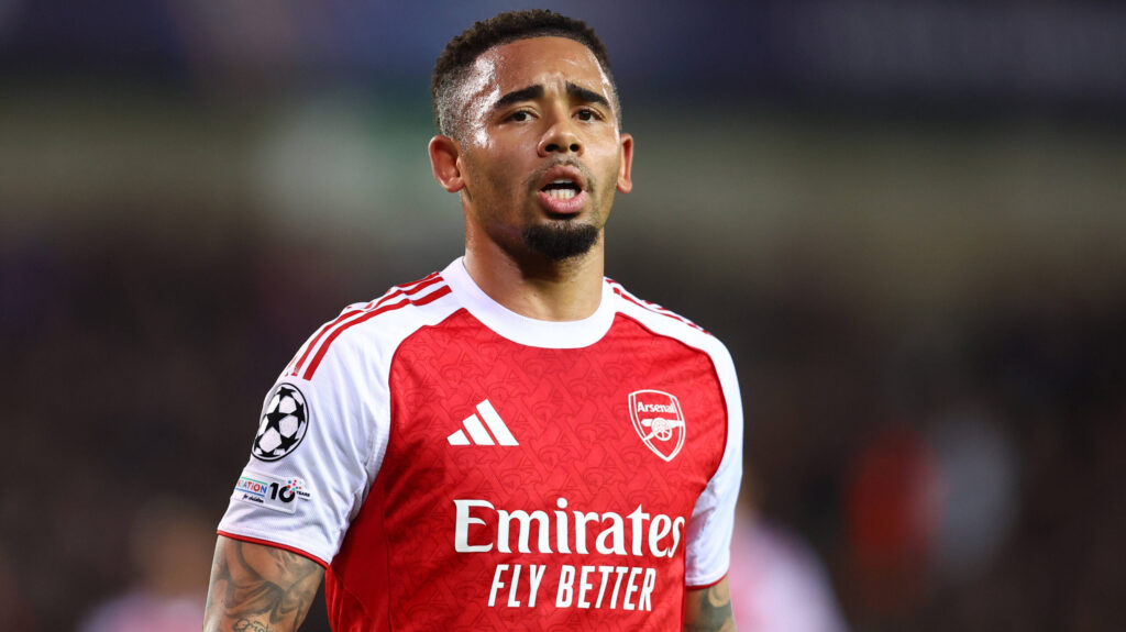 Brugge, Belgium, 10th December 2025. Gabriel Jesus of Arsenal during the Club Brugge vs Arsenal UEFA Champions League match at Jan Breydel Stadium, Brugge. Picture credit should read: Paul Terry / Sportimage EDITORIAL USE ONLY. No use with unauthorised audio, video, data, fixture lists, club/league logos or live services. Online in-match use limited to 120 images, no video emulation. No use in betting, games or single club/league/player publications. SPI_177_PT_Brugge_Arsenal SPI-4360-0177
2025.12.10 Brugia
pilka nozna , liga mistrzow
Club Brugge - Arsenal Londyn
Foto IMAGO/PressFocus

!!! POLAND ONLY !!!