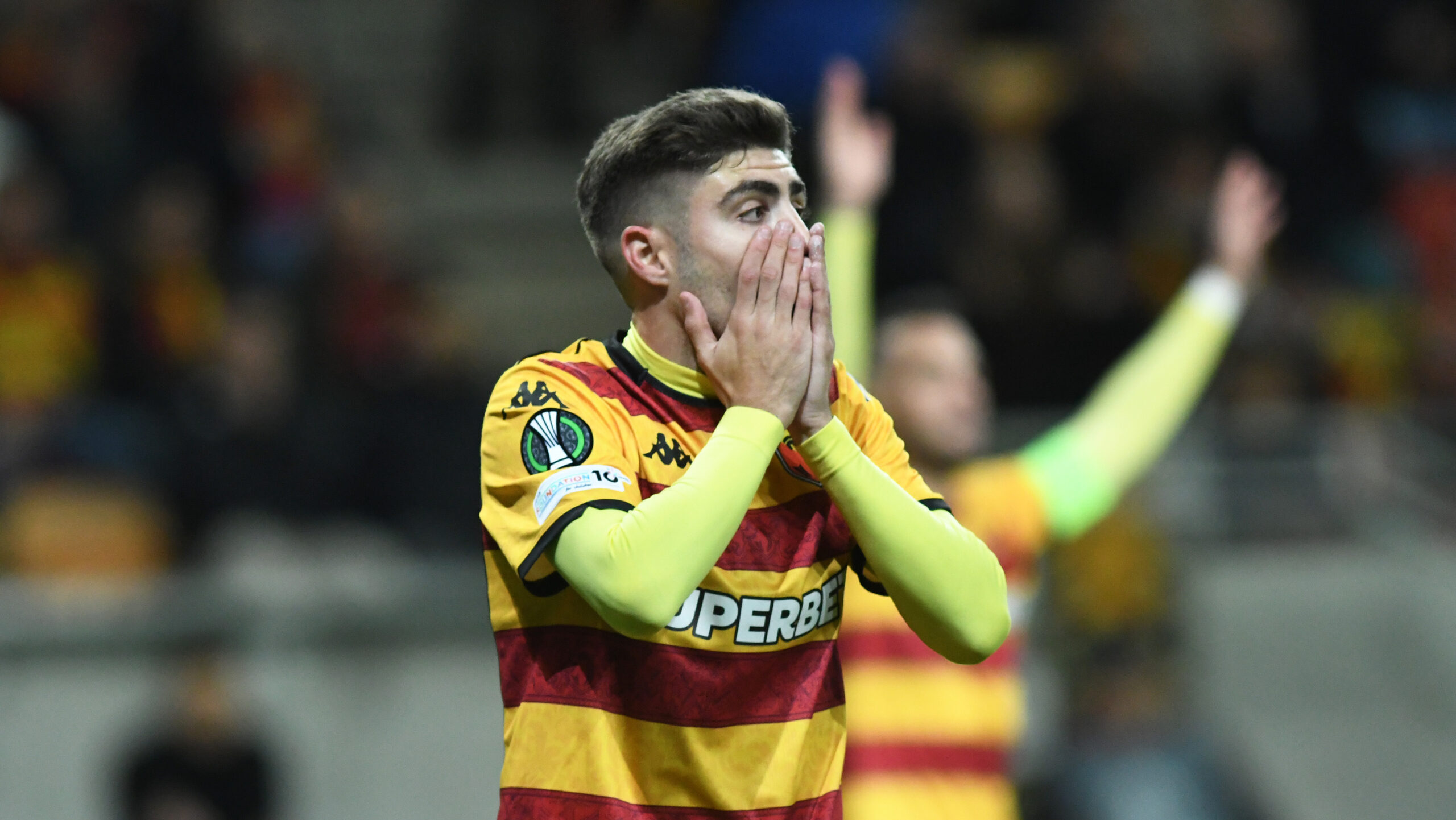 2025.12.11 Bialystok pilka nozna Liga Konferencji Europy 2025/2026. 5. kolejka rozgrywek LKE. Jagiellonia Bialystok - Rayo Vallecano (Hiszpania) N/z Alejandro Pozo Foto Michal Kosc / PressFocus 
2025.12.11 Bialystok Bialystok Football - UEFA Conference League 2025/2026 Jagiellonia Bialystok - Rayo Vallecano (Spain) Credit: Michal Kosc / PressFocus