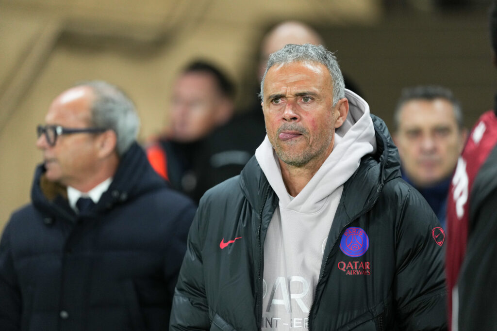Luis ENRIQUE (Entraineur PSG) during the Ligue 1 McDonald&#039;s match between Metz and Paris at Stade Saint-Symphorien on December 13, 2025 in Metz, France. (Photo by Dave Winter/FEP/Icon Sport/Sipa USA)
2025.12.13 Metz
pilka nozna liga francuska
FC Metz - PSG
Foto Icon Sport/SIPA USA/PressFocus

!!! POLAND ONLY !!!