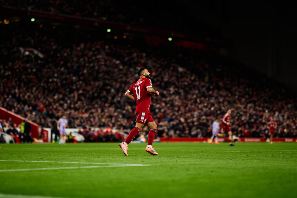 LIVERPOOL - DECEMBER 13: Mohamed Salah of Liverpool during the Premier League 2025 match between Liverpool and Brighton at Anfield Stadium, in Liverpool, England. Photo: Kobie Abbott/Sports Press Photo (Photo by Kobie Abbott/Sports Press Photo/Sipa USA)
2025.12.13 Liverpool
pilka nozna liga angielska
FC Liverpool - Brighton and Hove Albion
Foto SPP/SIPA USA/PressFocus

!!! POLAND ONLY !!!