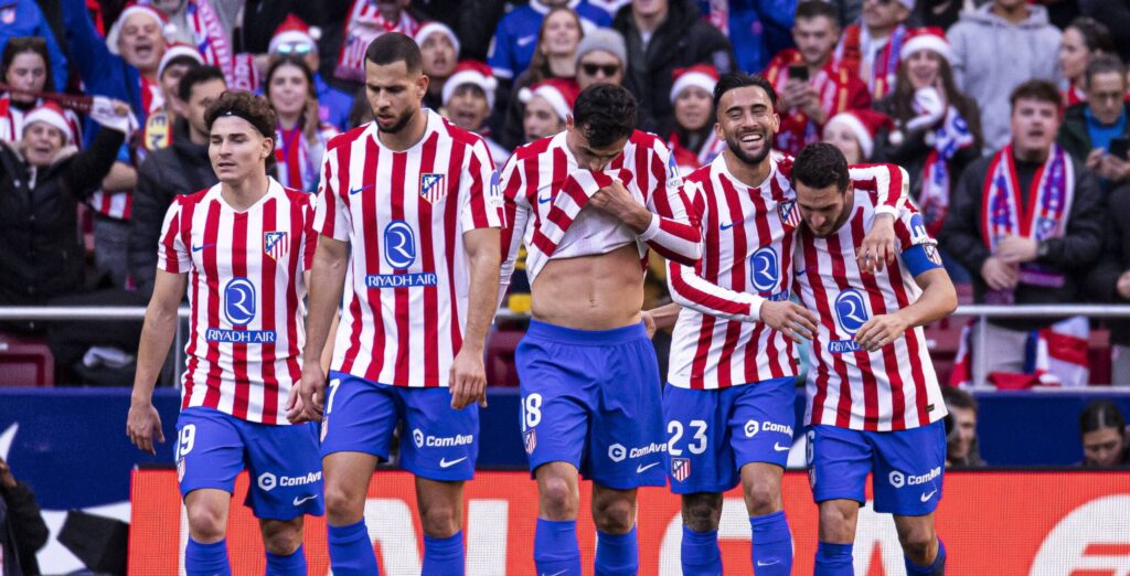 Spanish La Liga EA Sports soccer match Atletico de Madrid vs Valencia at Riyadh Air Metropolitano stadium in Madrid, Spain. 13 December 2025

(Photo by Cordon Press/Sipa USA)
2025.12.13 Madryt
pilka nozna liga hiszpanska
Atletico Madryt - Valencia CF

Foto Cordon/SIPA USA/PressFocus

!!! POLAND ONLY !!!