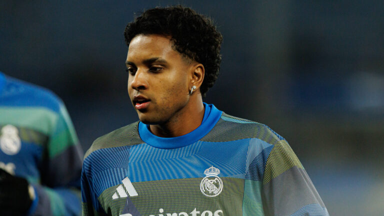 Rodrygo Goes seen during LaLiga EA SPORTS game between teams of Deportivo Alaves and Real Madrid FC at Mendizorroza Maciej Rogowski/Ball Raw Images Vitoria-Gasteiz Mendizorroza Spain Copyright: xMaciejxRogowskix maciejrogowski_deportivoalaves_realmadrid_2526-058
2025.12.14 Vitoria-Gasteiz
pilka nozna , liga hiszpanska
Deportivo Alaves - Real Madryt
Foto IMAGO/PressFocus

!!! POLAND ONLY !!!