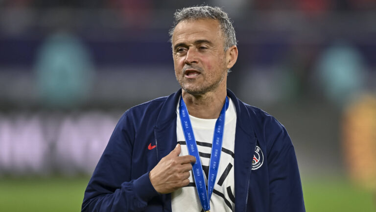 FIFA Intercontinental Cup 2025 final, Paris Saint-Germain PSG v CR Flamengo Luis Enrique, head coach of Paris Saint-Germain PSG reacts after winning the FIFA Intercontinental Cup 2025 final match between France s Paris Saint-Germain PSG and Brazil s CR Flamengo at Ahmad Bin Ali Stadium in Al-Rayyan, Qatar, on December 17, 2025. DOHA Qatar Copyright: xNOUSHADxTHEKKAYILx
2025.12.17 Doha
pilka nozna , Puchar Interkontynentalny
Paris Saint-Germain - CR Flamengo
Foto IMAGO/PressFocus

!!! POLAND ONLY !!!