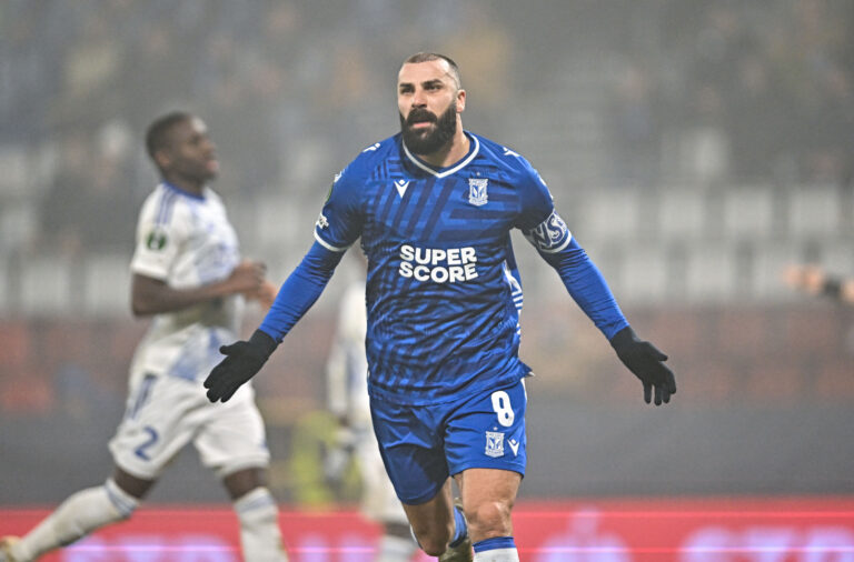 2025.12.18 Olomuniec
Pilka nozna Liga Konferencji UEFA Sezon 2025/2026
SK Sigma Olomuniec - Lech Poznan
N/z Bramka gol radosc rzut karny Mikael Ishak
Foto Lukasz Sobala / PressFocus

2025.12.18 Backa Olomouc
Football UEFA Conference League Season 2025/2026
Sigma Olomouc - Lech Poznan
Bramka gol radosc rzut karny Mikael Ishak
Credit: Lukasz Sobala / PressFocus