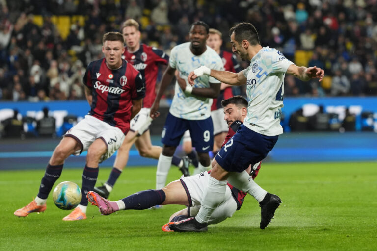 Bologna’s Riccardo Orsolini in action during the EA Sports FC italian Supercup 2025 semifinal match between Bologna and Inter at Al-Awwal Park Stadium in Riyadh, Saudi Arabia - Sport, Soccer -  Friday December 19, 2025 (Photo by Massimo Paolone/LaPresse) (Photo by Massimo Paolone/LaPresse/Sipa USA)
2025.12.19 Rijad
pilka nozna superpuchar wloch 
Bologna FC - Inter Mediolan

Foto LaPresse/SIPA USA/PressFocus

!!! POLAND ONLY !!!