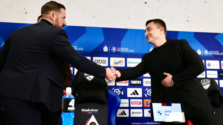 2025.12.22 Czestochowa 
Pilka nozna PKO Ekstraklasa 2025/2026
Konferencja prasowa z udzialem nowego trenera Rakowa Czestochowa Lukasza Tomczyka i wlasciciela Rakowa Michala Swierczewskiego  
N/z 
Lukasz Tomczyk , Michal Swierczewski 
Foto Grzegorz Misiak  / PressFocus

2025.12.22 Czestochowa 
Football Polish PKO Ekstraklasa Season 2025/2026 Rakow Czestochowa

Press conference with the participation of the new head coach of Rakow Czestochowa, Lukasz Tomczyk, and the clubs owner, Michal Swierczewski.

Credit: Grzegorz Misiak / PressFocus