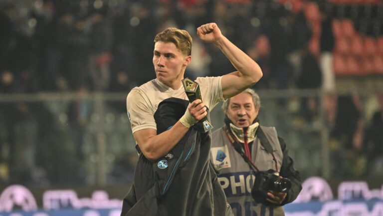 Rasmus Hojlund the Italian championship Serie A 2025-2026 football match between Cremonese and Napoli at Giovanni Zini stadium, Italy  (Felice De Martino/SPP) (Photo by Felice De Martino/SPP/Sipa USA)
2025.12.28 Cremona
pilka nozna liga wloska
US Cremonese - SSC Napoli
Foto SPP/SIPA USA/PressFocus

!!! POLAND ONLY !!!