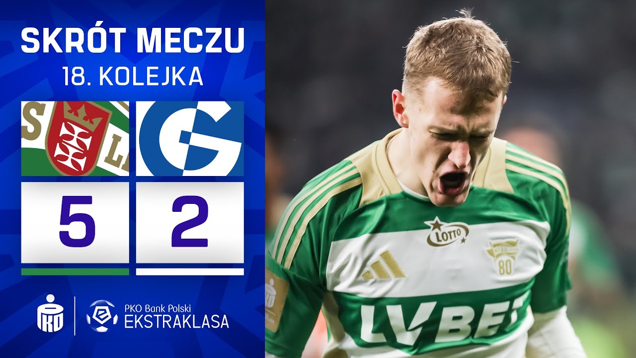 SKRÓT MECZU: Lechia Gdańsk 5:2 Górnik Zabrze