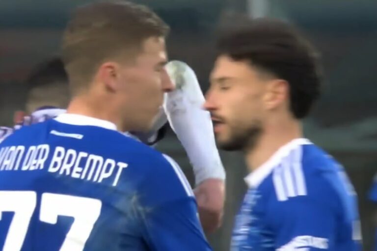 Brutalne przewinienie w Serie A! Uderzył przeciwnika łokciem w twarz [WIDEO]