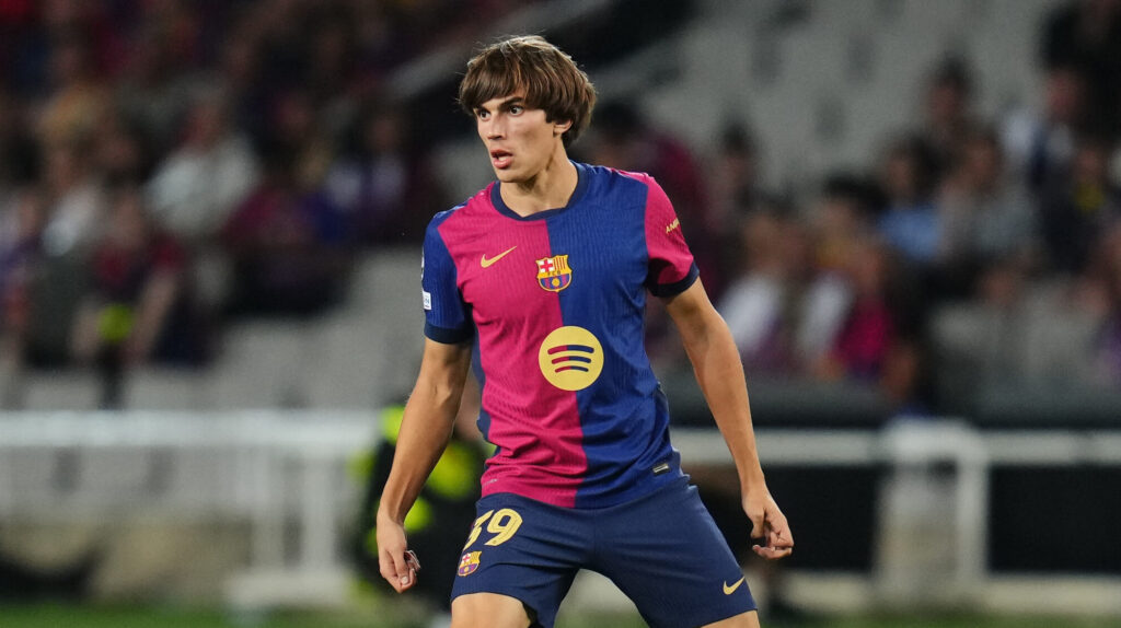 Andres Cuenca of FC Barcelonaduring the UEFA Champions League match, date 2, second leg, between FC Barcelona and BSC Young Boys played at Camp Nou Stadium on October 1, 2024 in Barcelona Spain. (Photo by Bagu Blanco / PRESSINPHOTO)
2024.10.01 Barcelona
pilka nozna liga mistrzow
FC Barcelona - BSC Young Boys
Foto pressinphoto/SIPA USA/PressFocus

!!! POLAND ONLY !!!