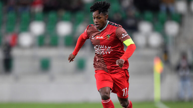 2025.04.05 Sosnowiec
Pilka nozna Betclic 2. Liga sezon 2024/2025
Zaglebie Sosnowiec - Olimpia Elblag
N/z Joel Valencia
Foto Mateusz Sobczak / PressFocus

2025.04.05 Sosnowiec
Football Polish second league - third level 2024/25 season
Zaglebie Sosnowiec - Olimpia Elblag
Joel Valencia
Credit: Mateusz Sobczak / PressFocus