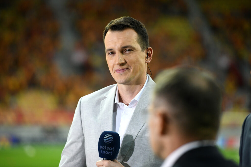 2025.07.31 Bialystok pilka nozna 2. runda eliminacji Liga Konferencji Europy 2025/2026 Jagiellonia Bialystok (zolto-czerwone) - FK Novi Pazar N/z Marek Wasiluk ekspert pilkarski Polsat Sport Foto Michal Kosc / PressFocus 
2025.07.31 Bialystok Bialystok Football - UEFA Conference League Second qualifying round - 2nd leg 2025/2026 Jagiellonia Bialystok (yellow-red) - FK Novi Pazar Credit: Michal Kosc / PressFocus