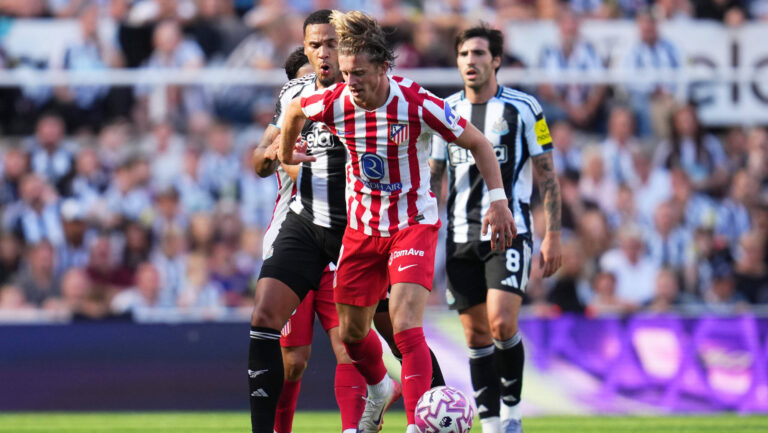 ENG: Newcastle United - Atletico de Madrid womens. Pre-Season friendly match. Connor Gallagher of Atletico de Madrid during the pre-season friendly match, between Newcastle United and Atletico de Madrid, Pre-Season friendly match, played at St James Park Stadium on August 9, 2025 in Newcastle, England. Copyright: xBaguxBlancox/xPRESSINx PS_250809_NEW_ATL_2526_020
2025.08.09 Newcastle
pilka nozna sparing mecz towarzyski
Newcastle United - Atletico Madryt
Foto IMAGO/PressFocus

!!! POLAND ONLY !!!