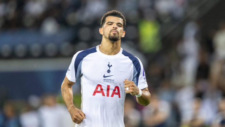 Paris Saint-Germain v Tottenham Hotspur, 2025 UEFA Super Cup, Udine, Italy Udine, Italy. 13th, August 2025. Dominic Solanke of Tottenham Hotspur seen during the penalty shoot out at the 2025 UEFA Super Cup between Paris Saint-Germain and Tottenham Hotspur at Stadio Friuli in Udine. Italy, Udine PUBLICATIONxNOTxINxDENxNORxFINxBEL Copyright: xGonzalesxPhoto/FrederikkexJensenx
2025.08.14 Udine
pilka nozna Superpuchar Europy UEFA 
Paris Saint-German - Tottenham Hotspur
Foto IMAGO/PressFocus

!!! POLAND ONLY !!!