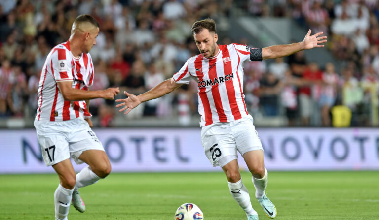 2025.08.15 Krakow
Pilka nozna , PKO BP Ekstraklasa sezon 2025/26
Cracovia Krakow - Widzew Lodz
N/z Martin Minchev Minczew, Otar Kakabadze
Foto Krzysztof Porebski / PressFocus

2025.08.15 Krakow
Football Polish top league , 2025/2026 season
Cracovia Krakow - Widzew Lodz
Martin Minchev Minczew, Otar Kakabadze
Credit: Krzysztof Porebski / PressFocus