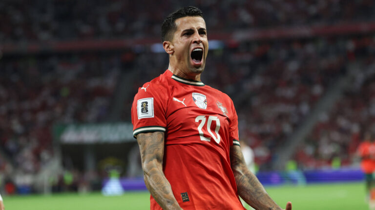 Puskas Arena Budapest Tuesday 09 September 2025 UEFA European Qualifiers Group F, Qualifying round Hungary - Portugal, Joao Cancelo Portugal Torjubel, Goal celebration, celebrate the goal zum 2:3 *** Puskas Arena Budapest Tuesday 09 September 2025 UEFA European Qualifiers Group F, Qualifying round Hungary Portugal, Joao Cancelo Portugal Torjubelel, Goal celebration, celebrate the goal zum 2 3 Copyright: JoaquimxFerreira
2025.09.09 Budapeszt
pilka nozna eliminacje kwalifikacje do mistrzostw swiata 2026
Wegry - Portugalia
Foto IMAGO/PressFocus

!!! POLAND ONLY !!!