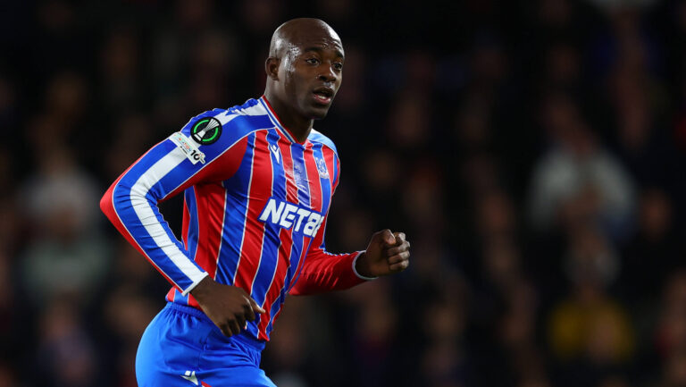 London, England, 23rd October 2025. Jean-Philippe Mateta of Crystal Palace during the Crystal Palace vs AEK Larnaca UEFA Conference League match at Selhurst Park, London. Picture credit should read: Paul Terry / Sportimage EDITORIAL USE ONLY. No use with unauthorised audio, video, data, fixture lists, club/league logos or live services. Online in-match use limited to 120 images, no video emulation. No use in betting, games or single club/league/player publications. SPI_116_PT_Crystal_Palace_Larnaca SPI-4231-0116
2025.10.23 Londyn
pilka nozna , Liga Konferencji
Crystal Palace - AEK Larnaka
Foto IMAGO/PressFocus

!!! POLAND ONLY !!!